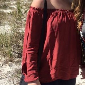 Sanctuary off the shoulder top